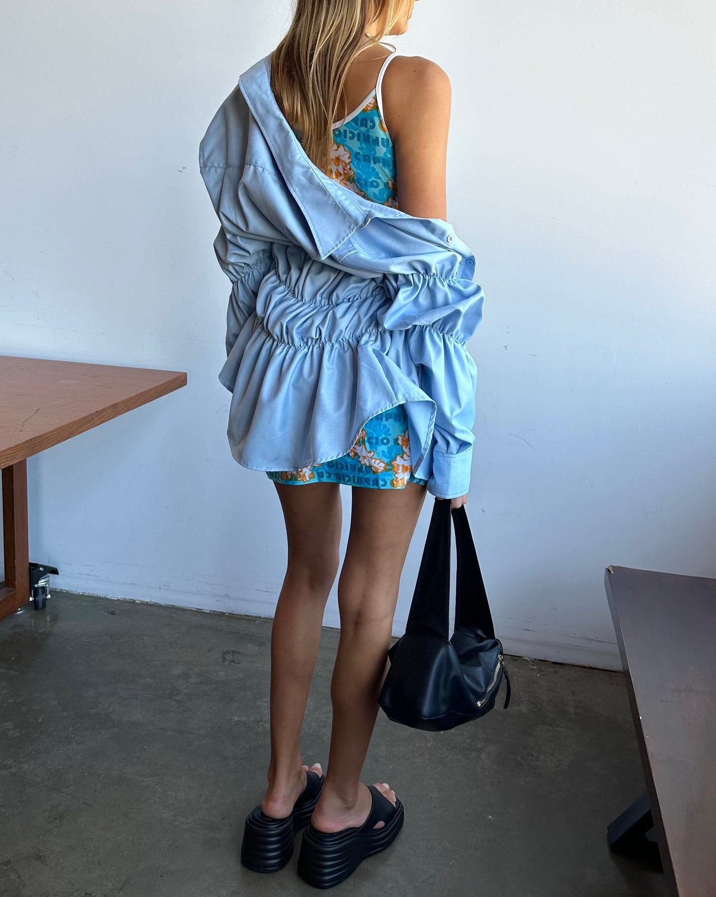 Damen Hemdbluse mit Taillenraffung und Raffärmeln, Elegant-83304-007aa59f-b7ce-4b8a-91cd-f179a22b4f49