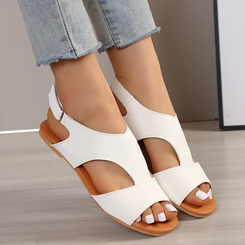 T-Riemen Sandalen mit Cut-Outs