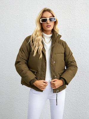Damen Pufferjacke – Gekürzt, Hoher Kragen, Wasserabweisend-65207-0c5e9b6e-f691-4147-983f-7cf211c8d782