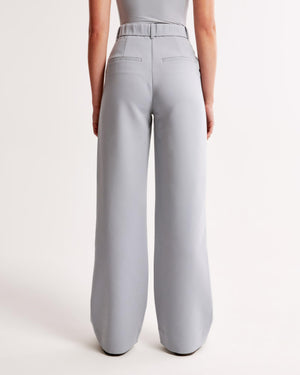 Zara | High Waist Pleated Leg Trousers with Tailored Fit - Image 19