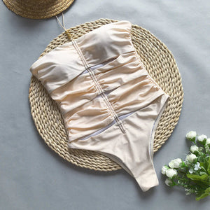 Damen One-Piece Badeanzug – Trägerlos, Cut-Out, Hoher Beinausschnitt, AVA MODA-83762-31fce541-64d2-4112-a432-f6c70e669bca