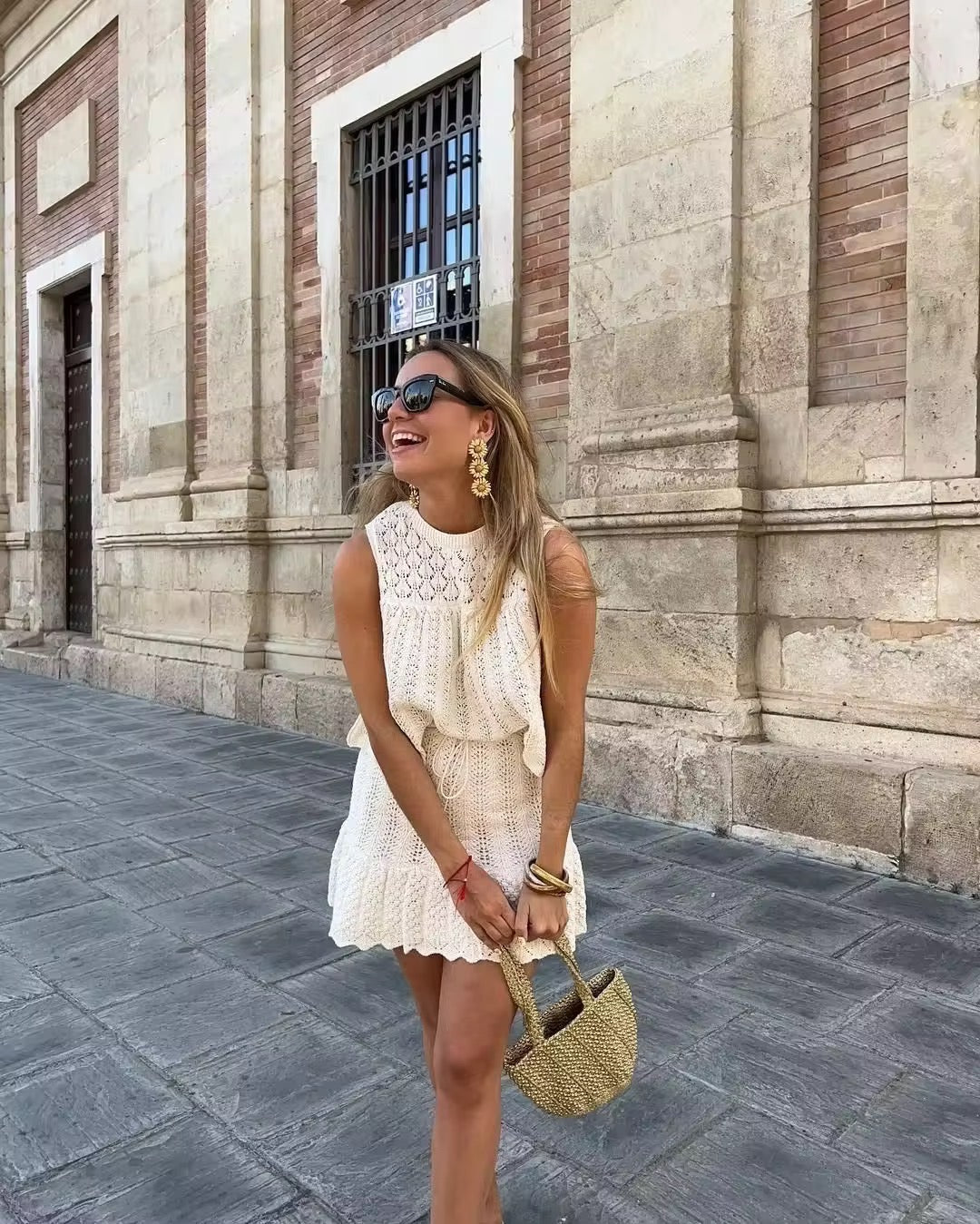 Strickset mit A-Linien Rock & Top