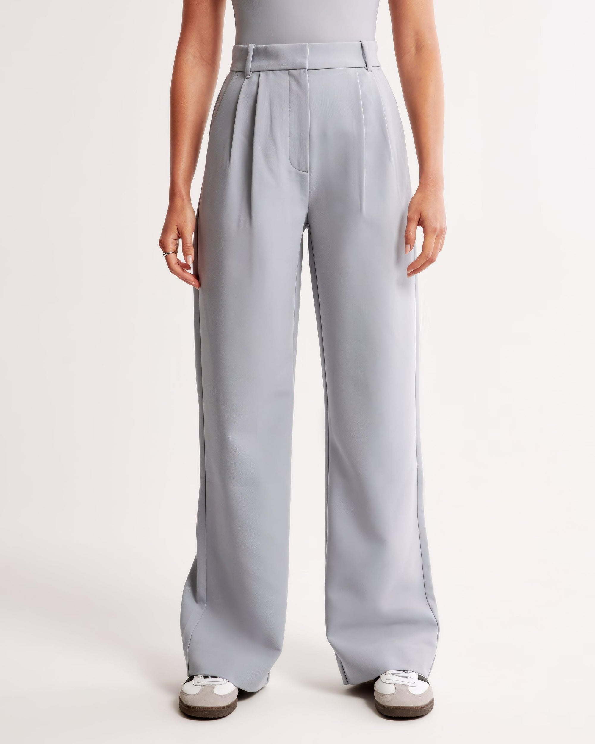 Zara | High Waist Pleated Leg Trousers with Tailored Fit - Image 17