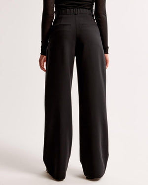 Zara | High Waist Pleated Leg Trousers with Tailored Fit - Image 9