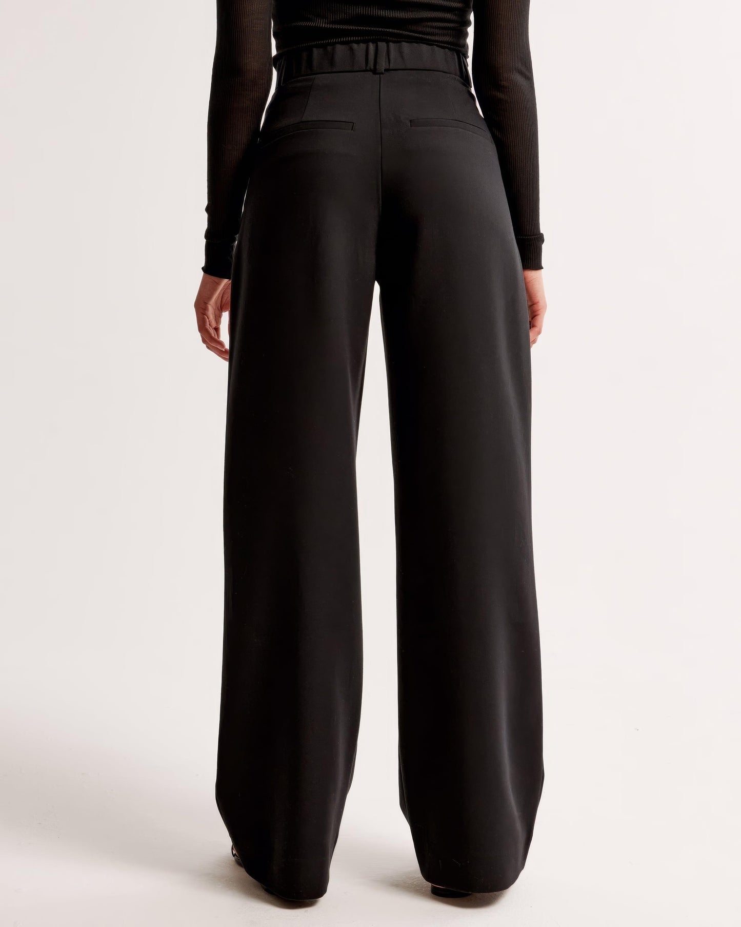 Zara | High Waist Pleated Leg Trousers with Tailored Fit - Image 9