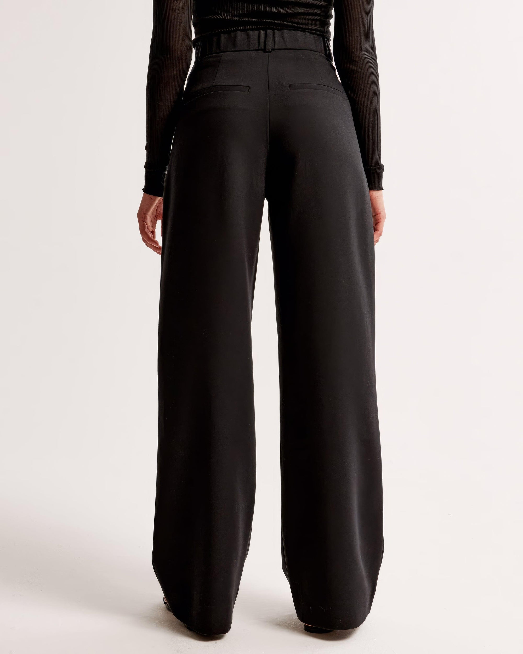 Zara | High Waist Pleated Leg Trousers with Tailored Fit - Image 9