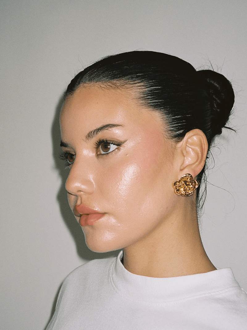 Rosenohrstecker - Filigranes Design