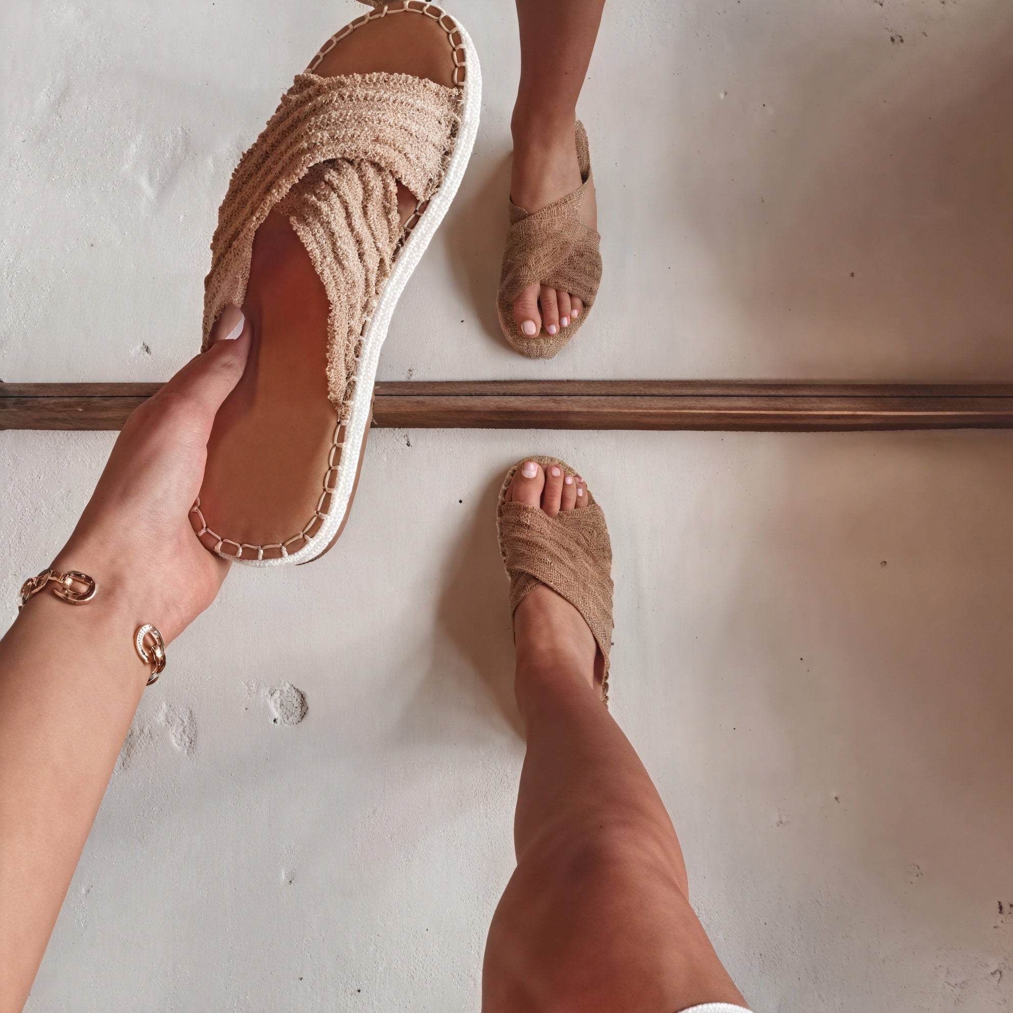 Damen Sandalen – Kreuzriemen, Seilsohle, Textil-Obermaterial, Casual Stil-72720-66979079-14dc-4d56-a8c8-e357fec73168