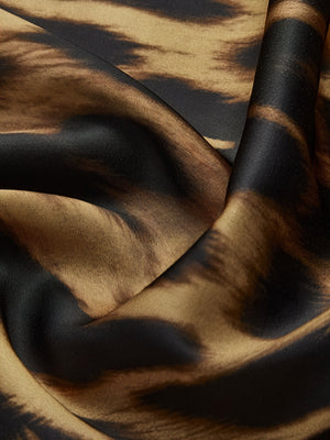 Leopard Print High-Waist Maxi Skirt