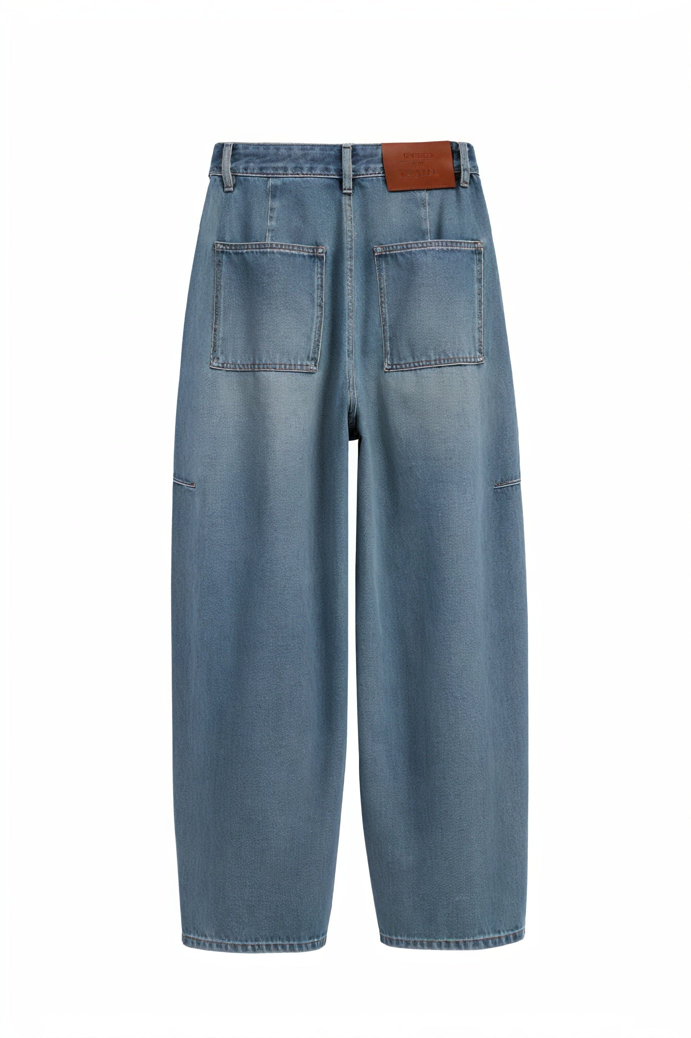 High-Waist Jeans mit Weitem Bein
