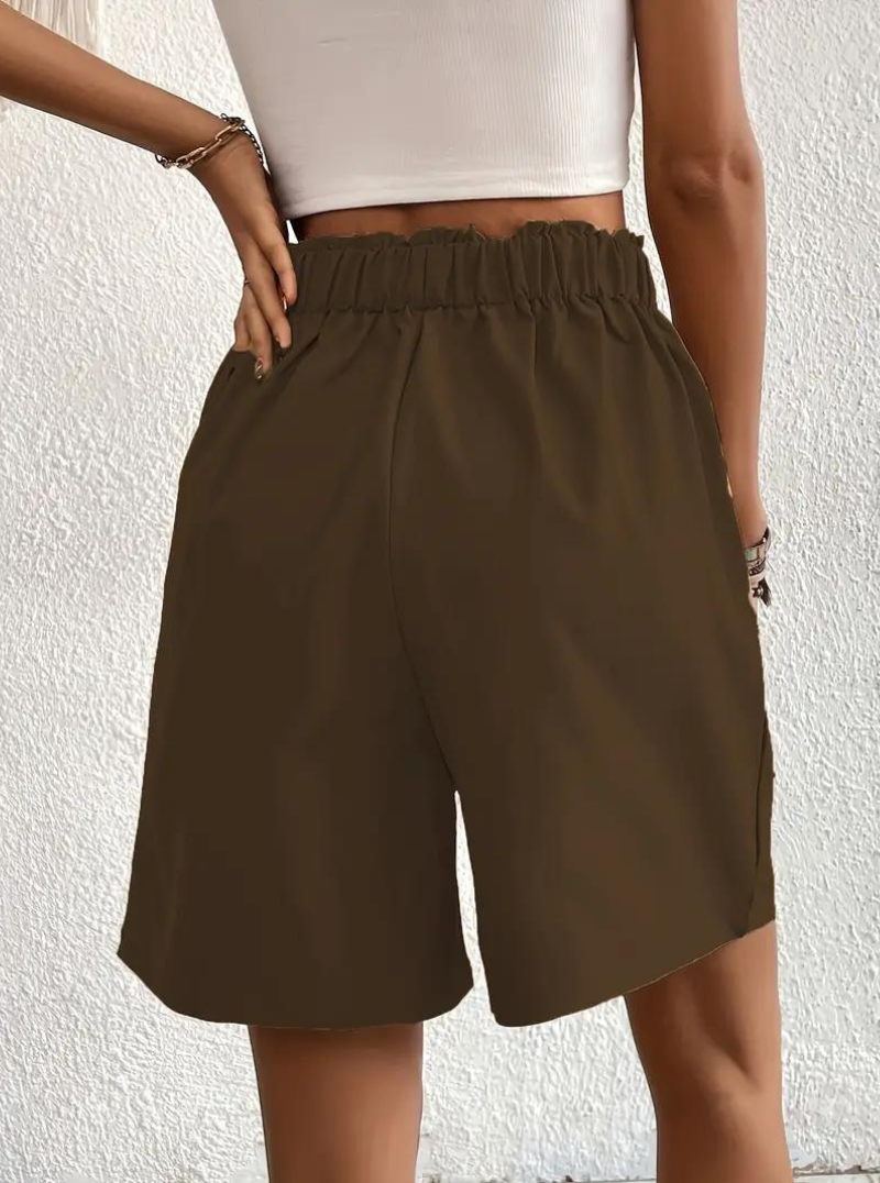 Damen Shorts – High-Waist, Plissiert, mit Taschen, Elegant, Vielseitig-82558-7dc3d4f2-6dcf-434c-b8e6-b0e910d29eb8