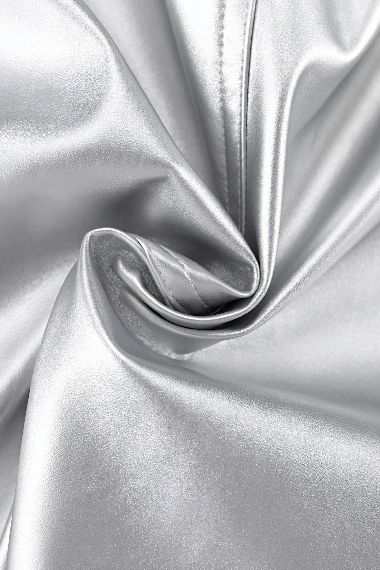 Silberner Maxi-Rock - hoher Bund, Schlitz