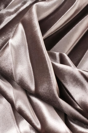 Plissee-Midirock mit Metallic-Schimmer