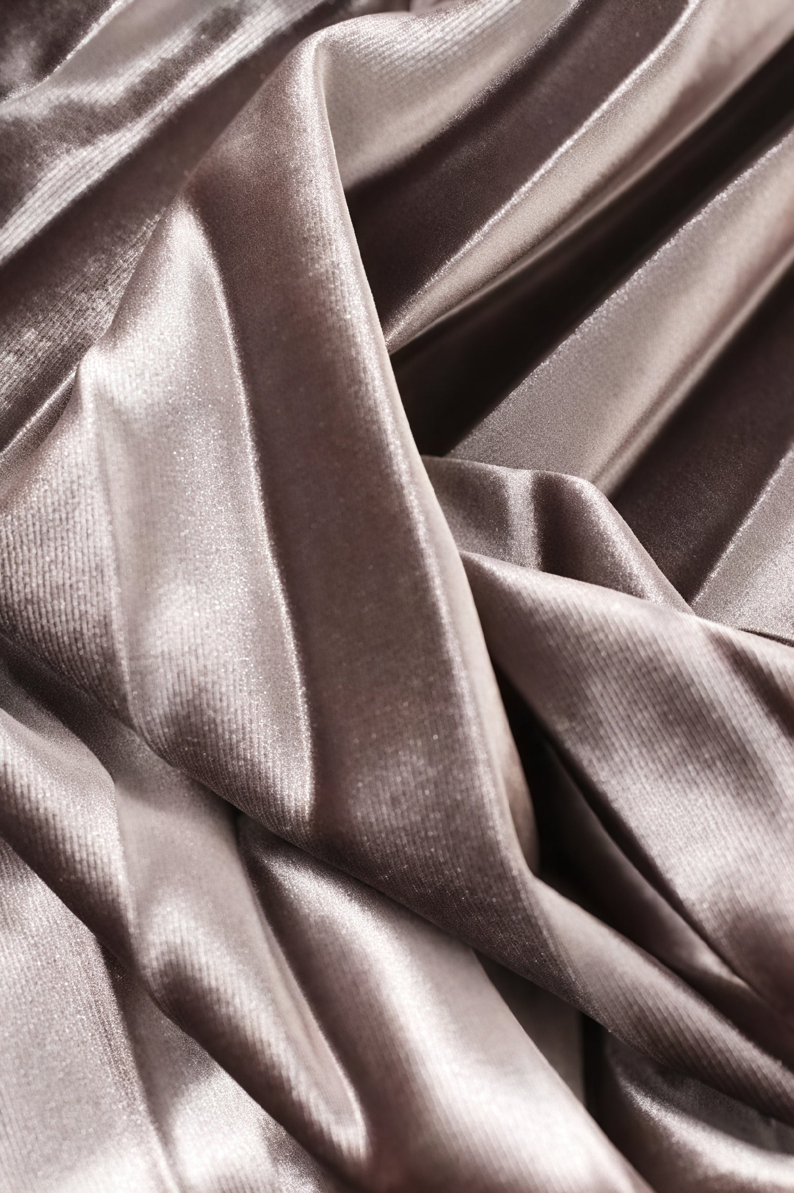 Plissee-Midirock mit Metallic-Schimmer