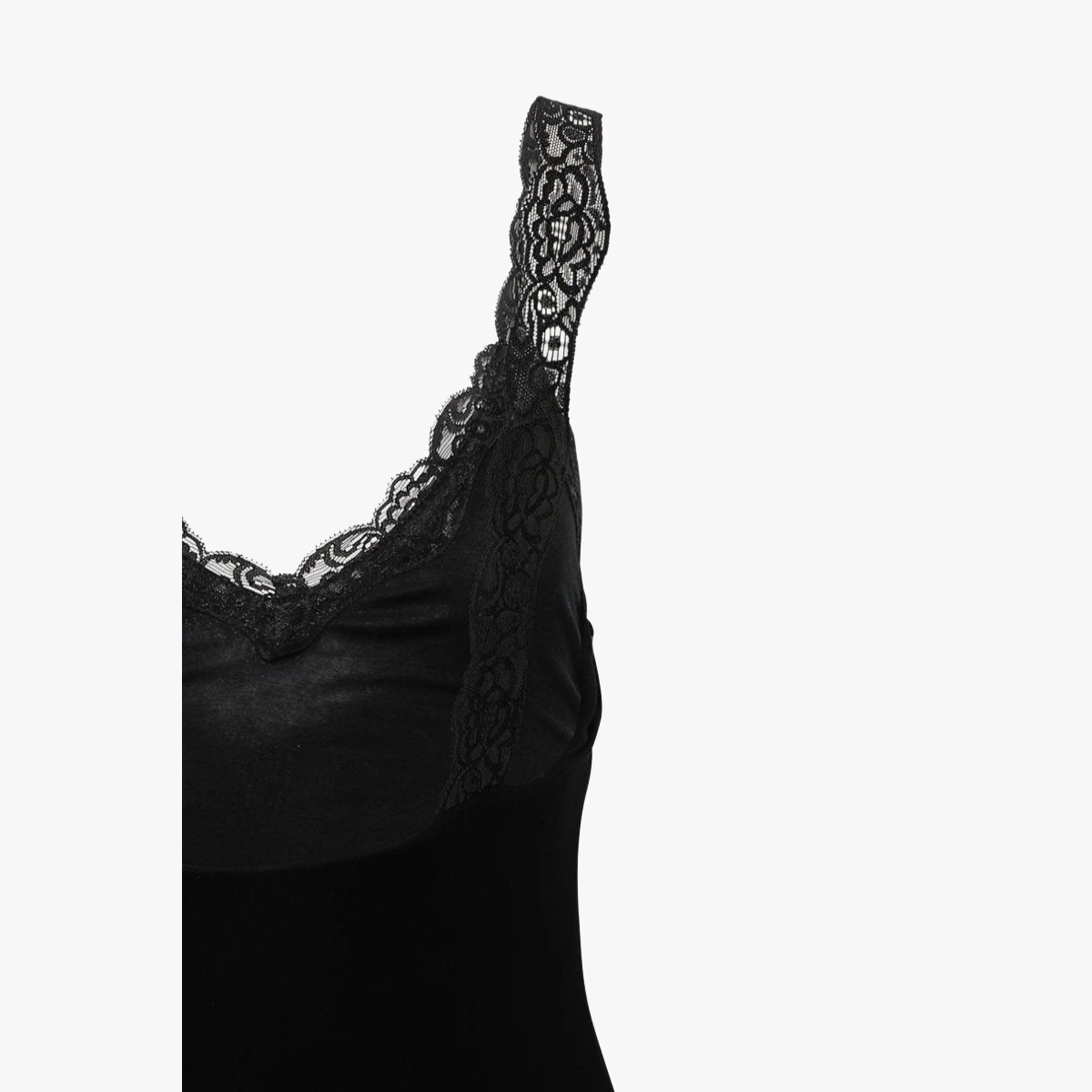 Maxikleid mit Spitze & Spaghettiträgern