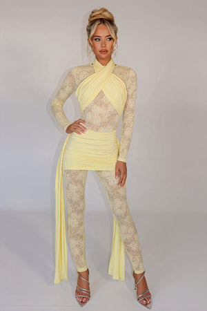 Lace Bodice Cocktail Dress with Flowing Skirt