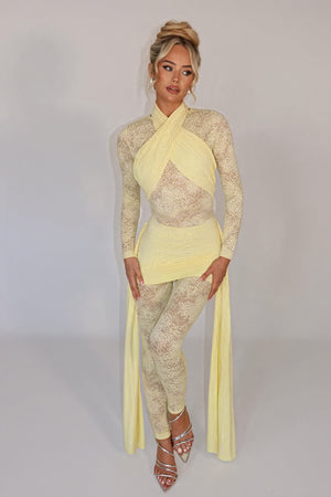 Lace Bodice Cocktail Dress with Flowing Skirt