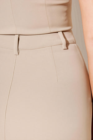 Minimalistisches Halterneck Abendkleid