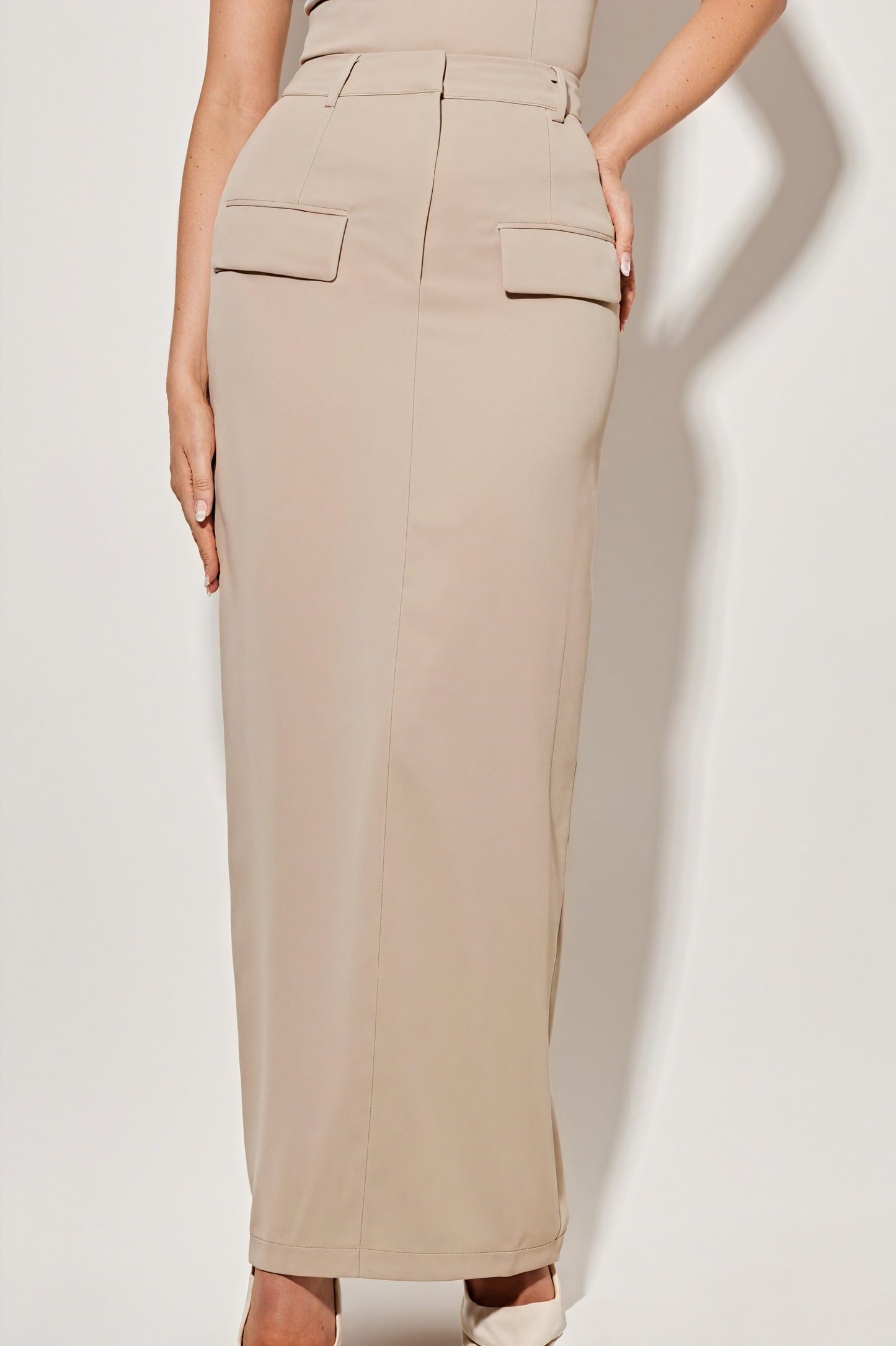 Minimalistisches Halterneck Abendkleid