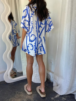 Damen Kleid – Kurzarm mit Knopfleiste, bedruckt-81581-e21084c4-a056-401b-9d91-220e5cfbb7bc