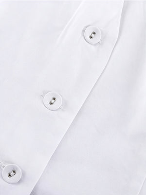 Klassisches Ensemble - Weste & Wide Leg Hose