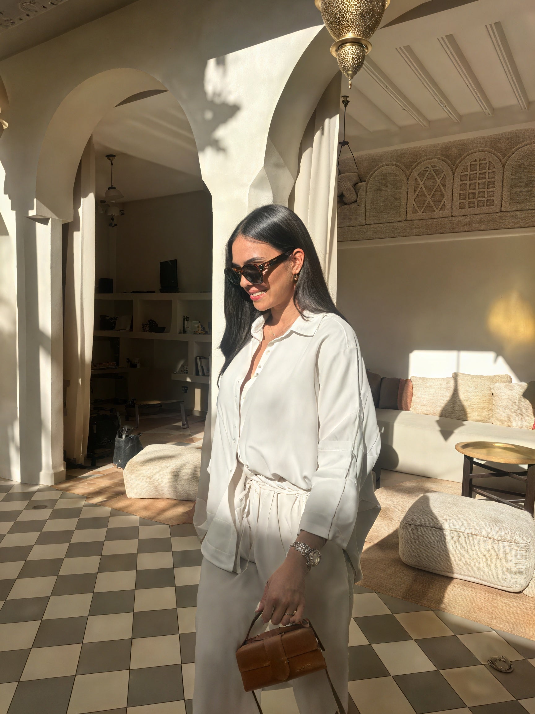 Damen Leinen Zweiteiler – Button-Down Hemd & Hose, lockere Passform-82126-f9b89482-7909-489d-93f6-d34d496f82b5