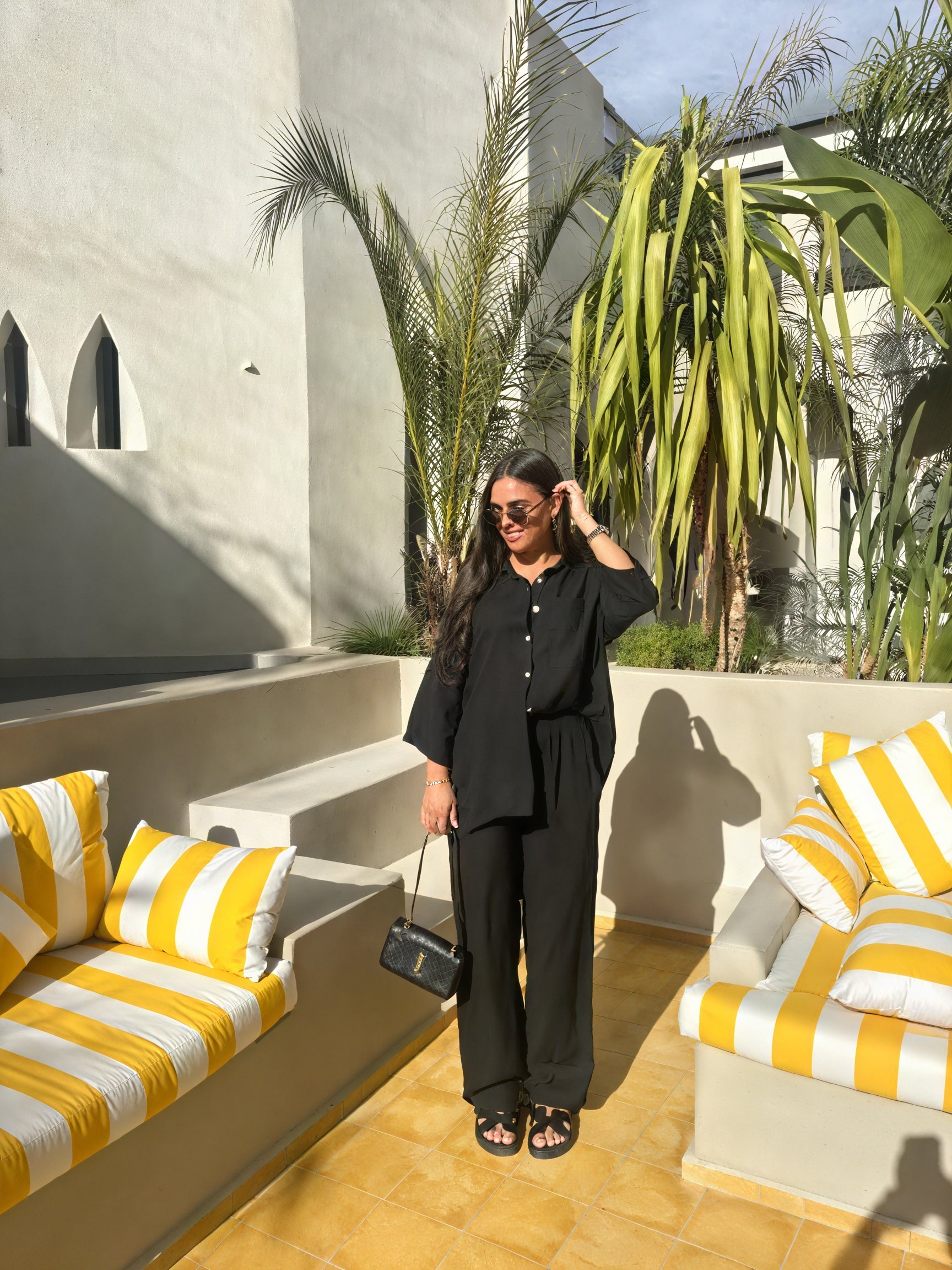 Damen Leinen Zweiteiler – Button-Down Hemd & Hose, lockere Passform-82126-161ad74e-759c-4728-88a1-df37da69f5f7