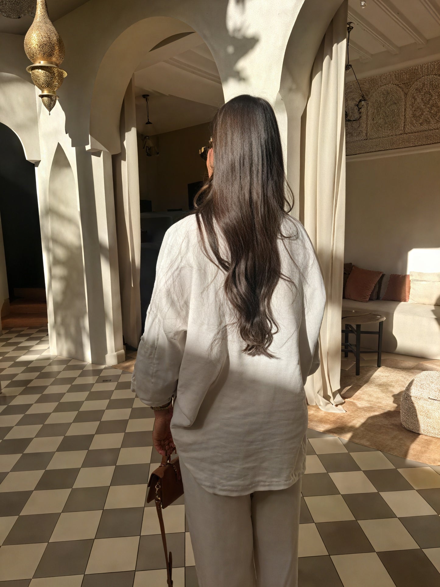 Damen Leinen Zweiteiler – Button-Down Hemd & Hose, lockere Passform-82126-0a249b0a-7b99-4fab-93b8-f2d77c653527