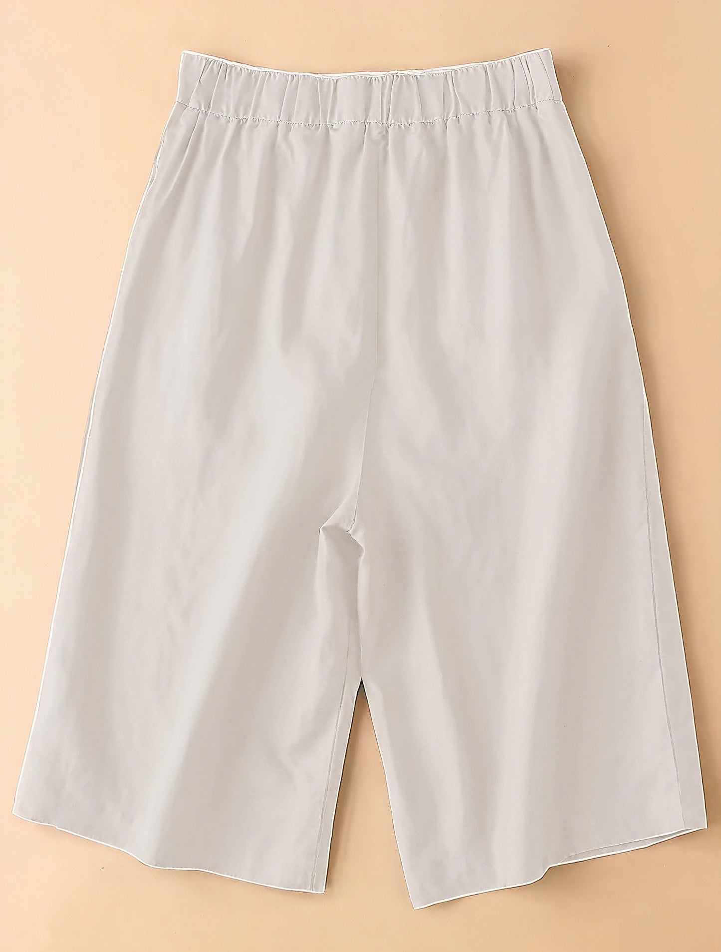 Weite Culottes - Hohe Taille, Bundfalten