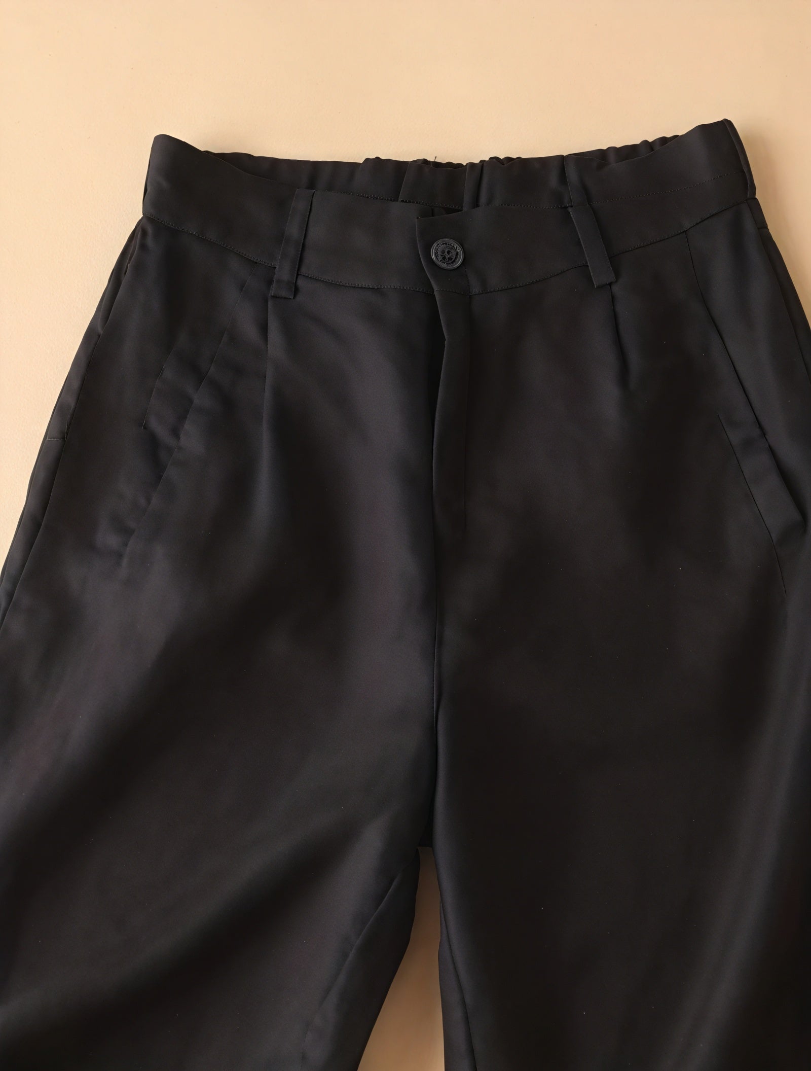 Weite Culottes - Hohe Taille, Bundfalten