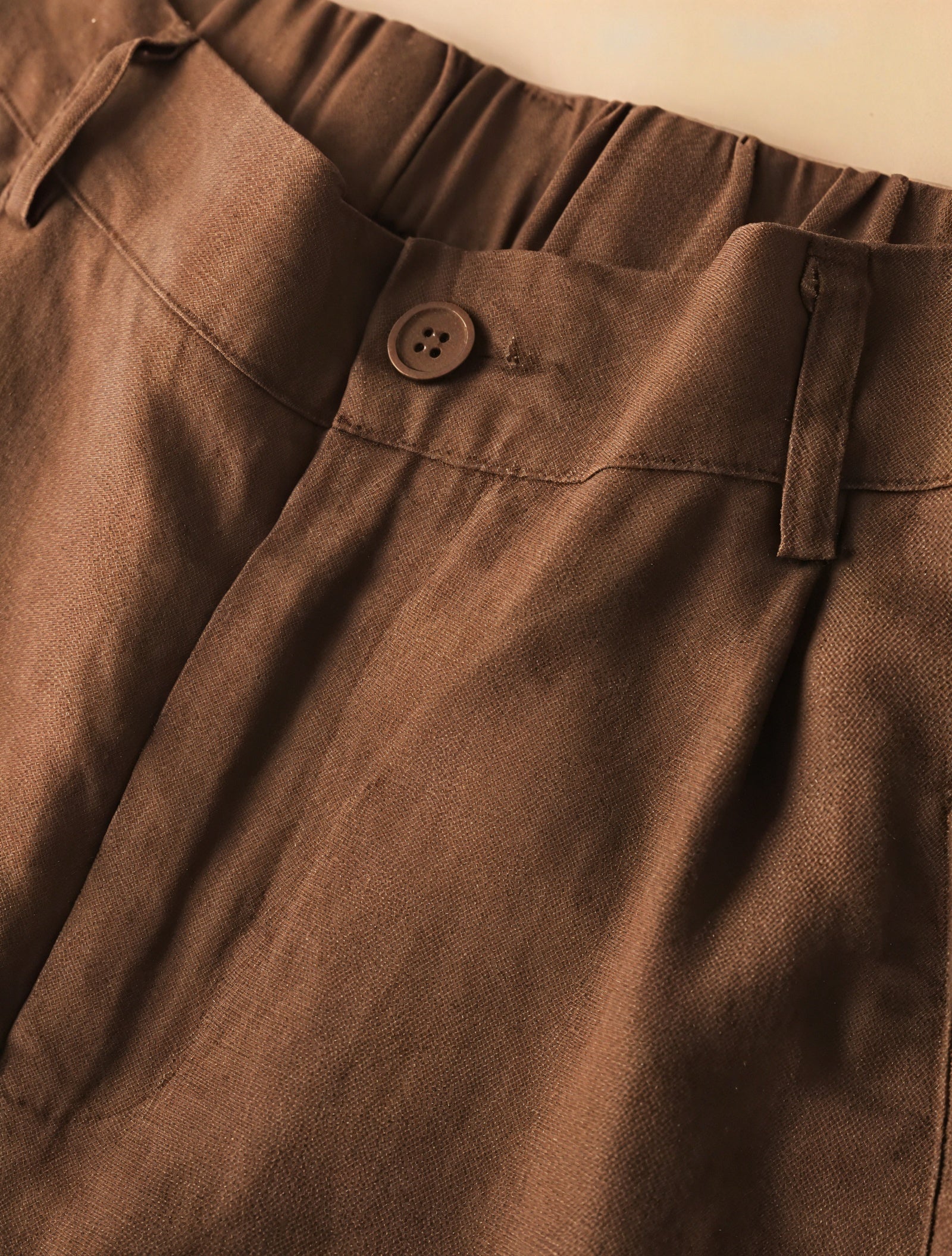 Weite Culottes - Hohe Taille, Bundfalten