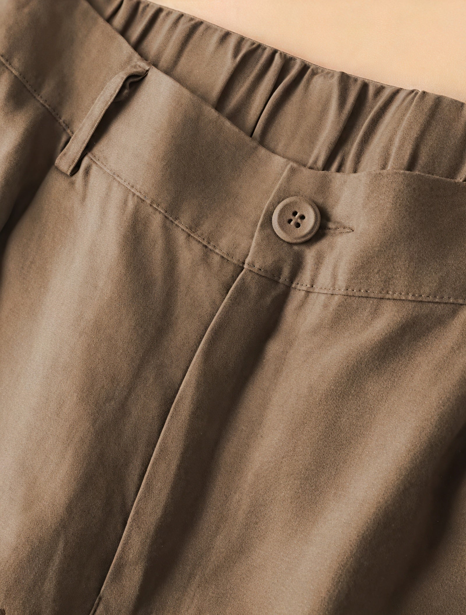 Weite Culottes - Hohe Taille, Bundfalten