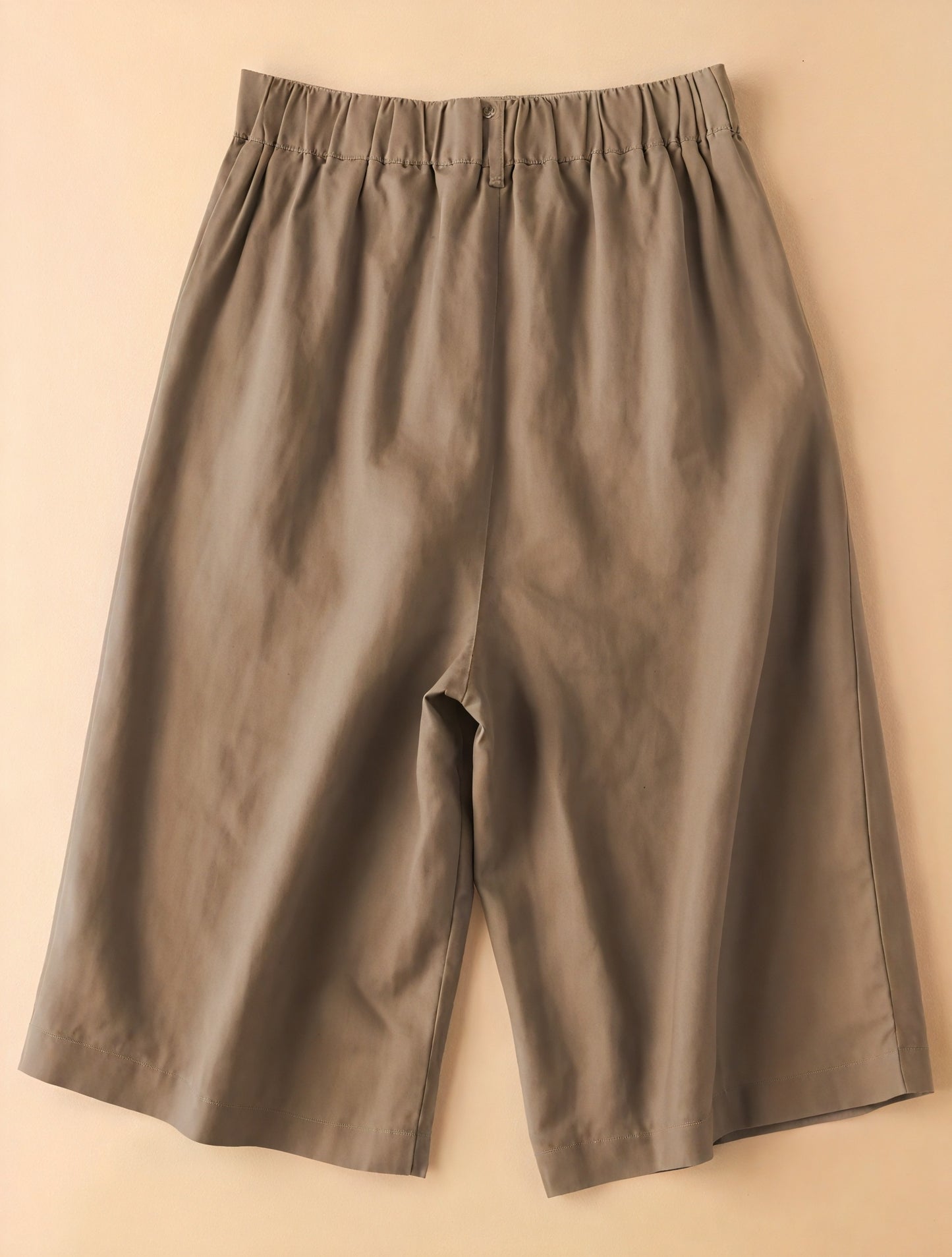 Weite Culottes - Hohe Taille, Bundfalten