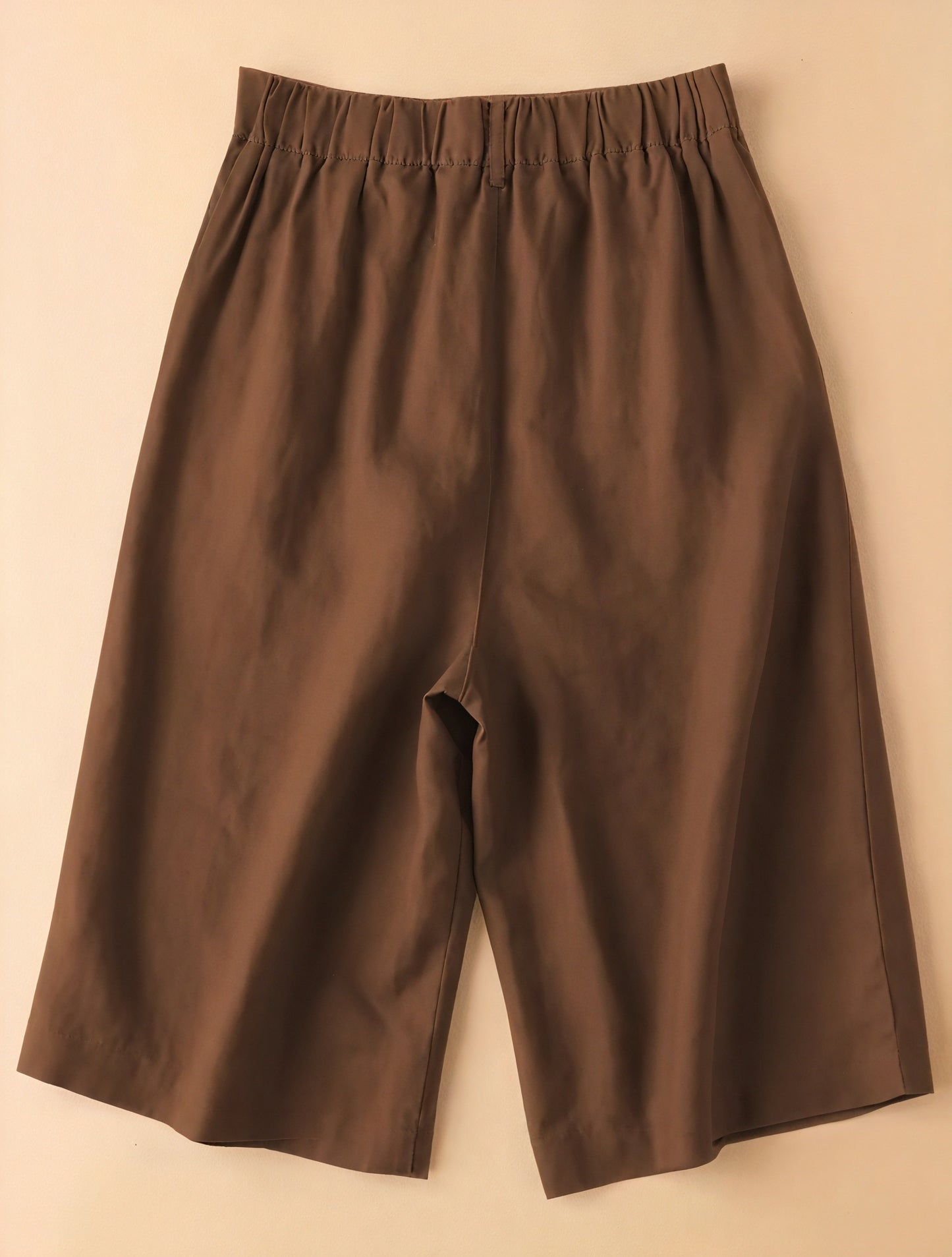 Weite Culottes - Hohe Taille, Bundfalten
