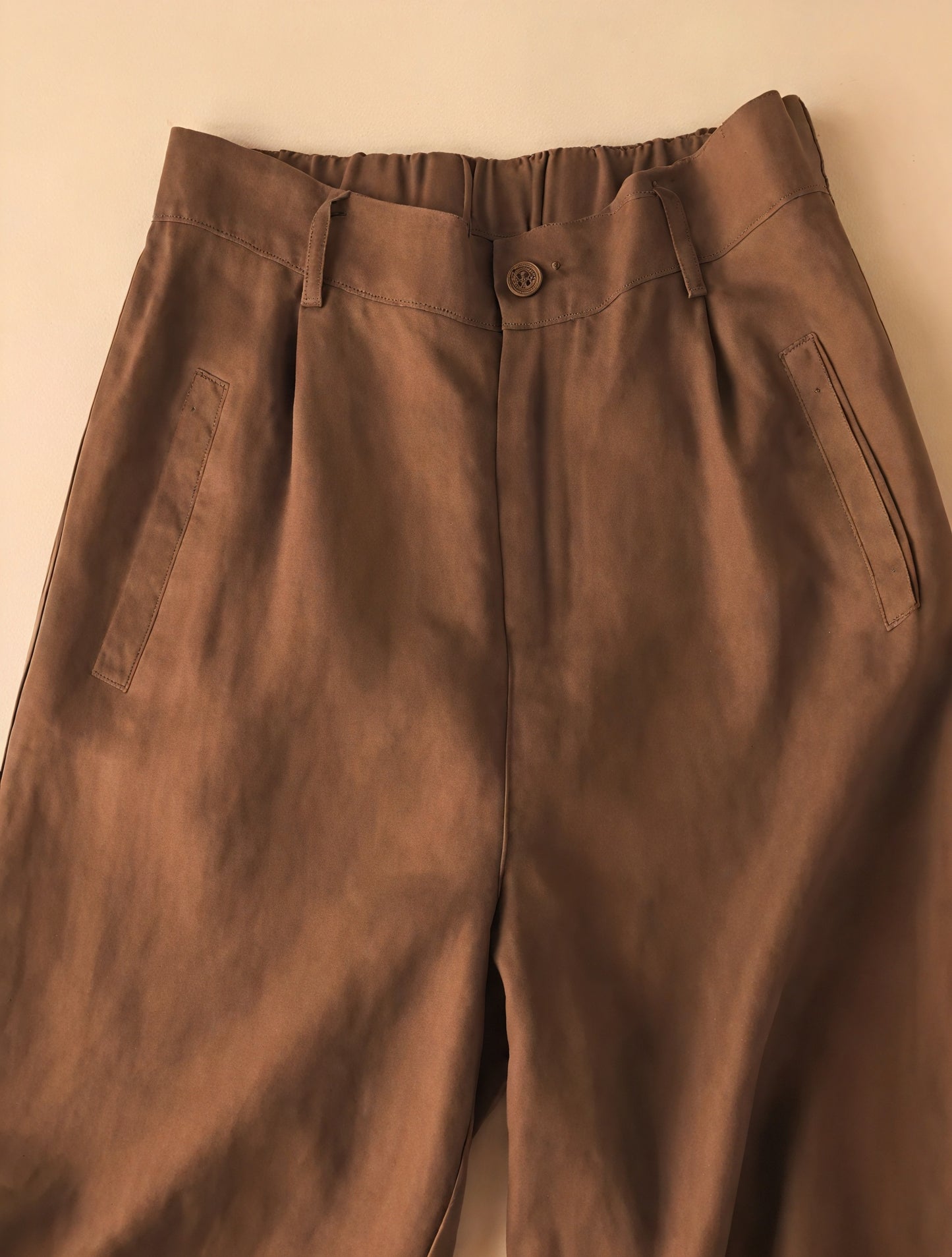 Weite Culottes - Hohe Taille, Bundfalten