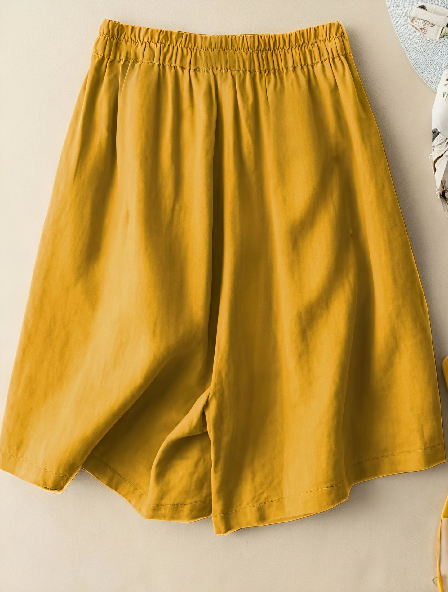 High-Waist Shorts - Weites Bein, A-Linie