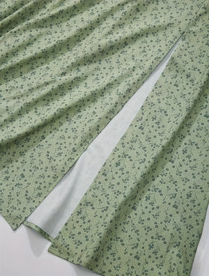 Geblümtes Maxikleid mit eckigem Ausschnitt, Puffärmeln, Bindedetail & hohem Schlitz – Romantischer Sommer-Look-82654-5bb0a6cf-0bb7-4d91-8d77-9f904660cecf