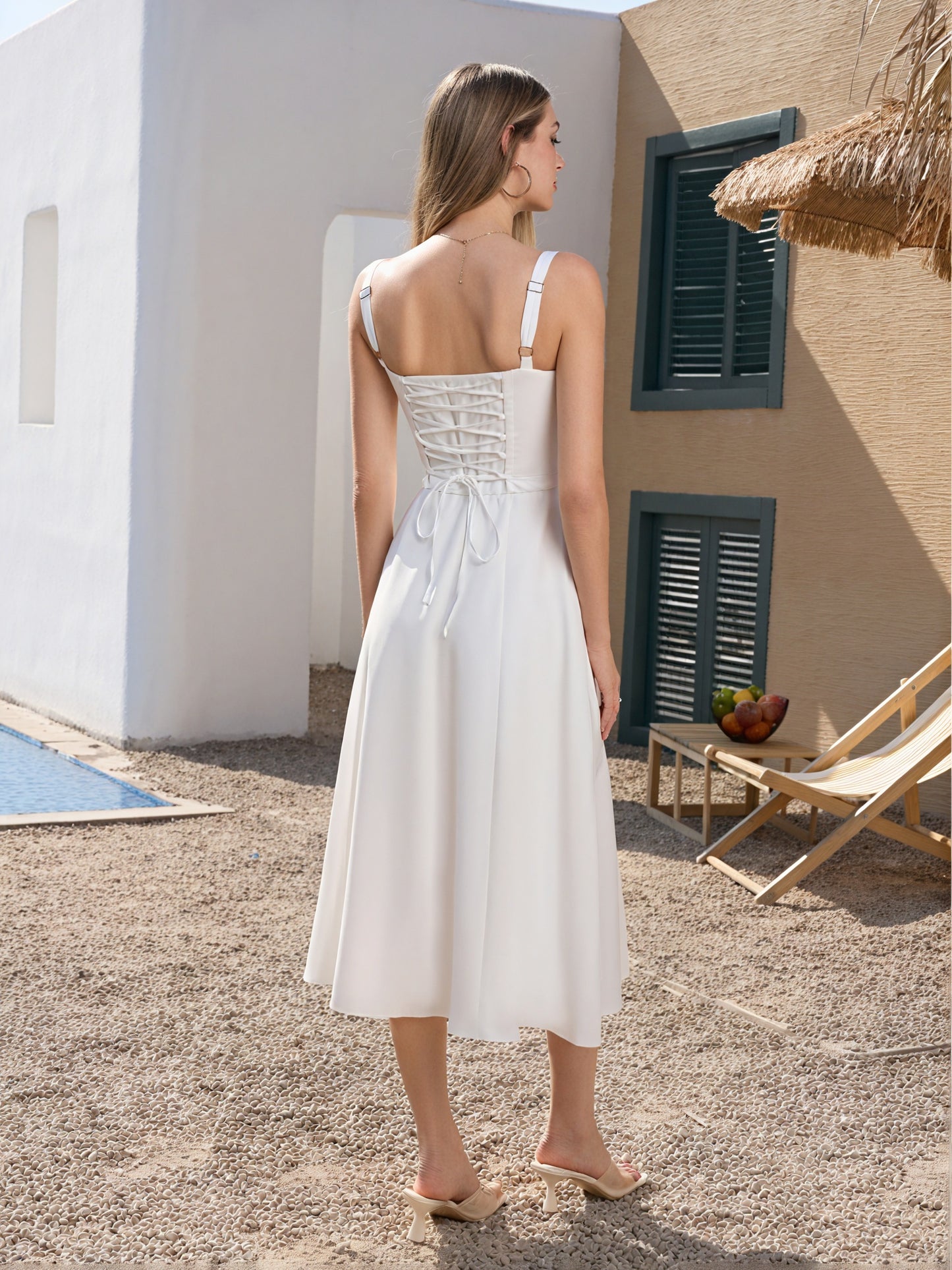 Chic Split Thigh Cami Dress