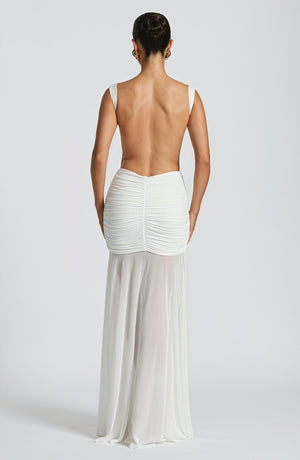 Fae Maxi Skirt - White Skirt Babyboo Fashion Premium Exclusive Design