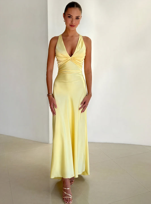 Lydia | Elegant Sleeveless V-Neck Maxi Dress for Special Occasions - Image 1