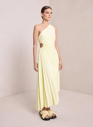 Damen Kleid One-Shoulder Plissee Asymmetrischer Saum Elegant-83236-efc92923-2625-4470-9f98-742035a93e74