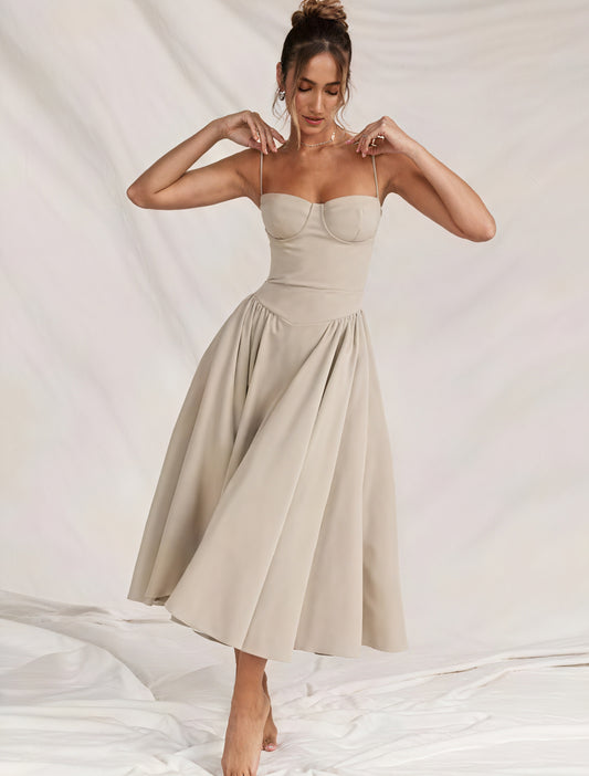 Couture-moda | Regina-Neck Dress - Stylish Casual Summer Dress - Image 1