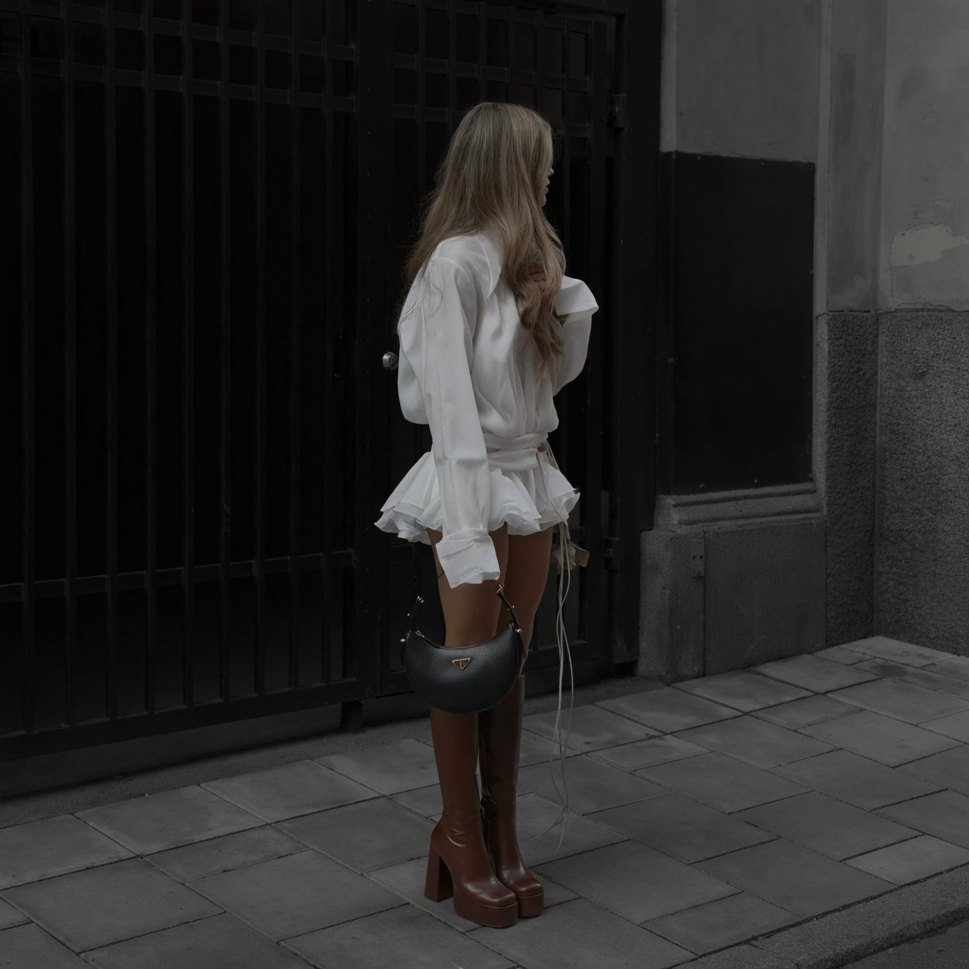 Damen Hemdblusenkleid Weiß Langarm mit Knopfleiste Elegant, AVA MODA-83661-39611773-3cc1-4d0f-8406-6167cd428dd9