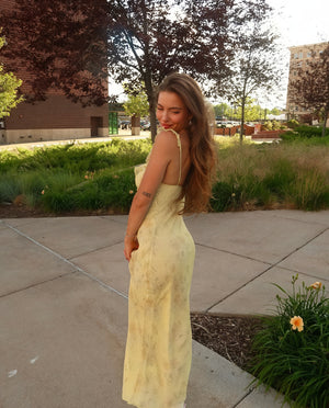 Damen Sommerkleid – Blumenprint, Spaghettiträger, Volants, Leicht-83695-bf752250-0e70-4994-8cc2-40ac845e77cf