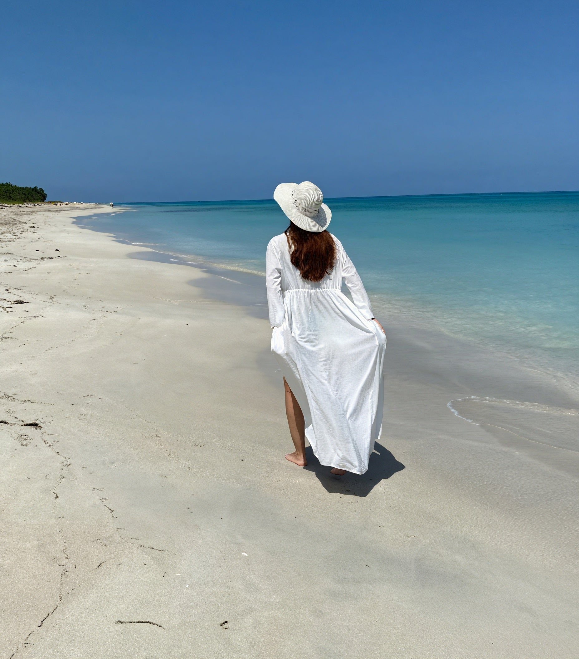 Damen Maxikleid – Fließend, Lange Ärmel, V-Ausschnitt, Bindegürtel-83779-21f97629-f229-41a5-a31f-9cfc3cdb863b