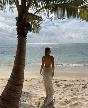 Damen Maxikleid – Satin, Wasserfall-Ausschnitt, Spaghettiträger, Bodenlang-83831-610f5277-d8b1-4e99-8d77-62c2da09c20f