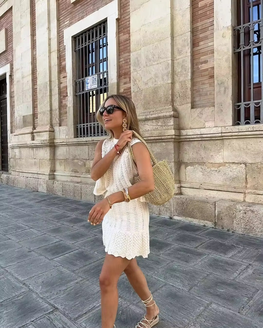 Strickset mit A-Linien Rock & Top