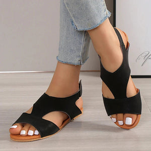 T-Riemen Sandalen mit Cut-Outs