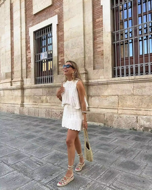 Strickset mit A-Linien Rock & Top