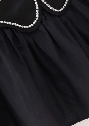 Flower Peplum Top - Halter Neck Detail